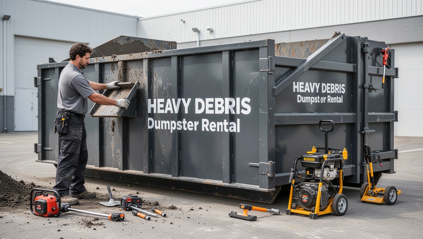 Heavy Debris Dumpster Rental
