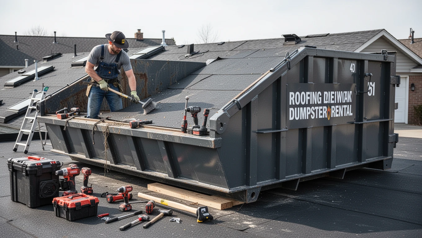 Roofing Dumpster Rental