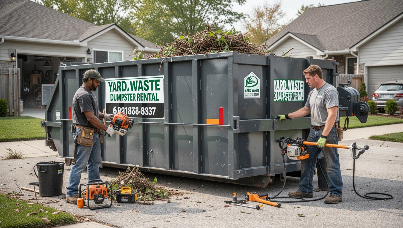 Yard Waste Dumpster Rental